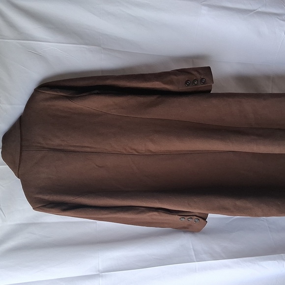 Quince Italian Wool Tailored Coat Chocolate XS - Picture 14 of 16